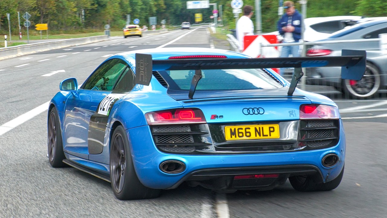 Cars Leaving Nürburgring Tankstelle! BMW M, Challenge Stradale, Ford GT, Aventador S, R8 GT, Viper