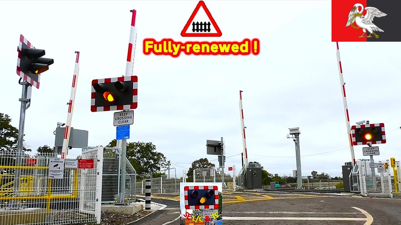 The Fully-renewed Marsh Lane Level Crossing, Buckinghamshire