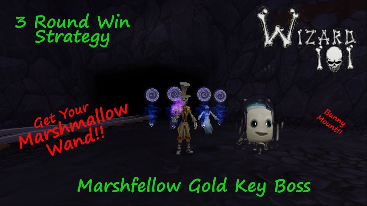 3 Round Win Strategy Marshfellow Gold Skeleton Key Boss -- Get Your Wand & Bunny Mount!!