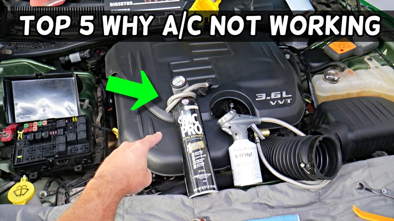 TOP 5 WHY AC DOES NOT WORK ON DODGE CHARGER, WHY AIR CONDITIONER DOES NOT WORK
