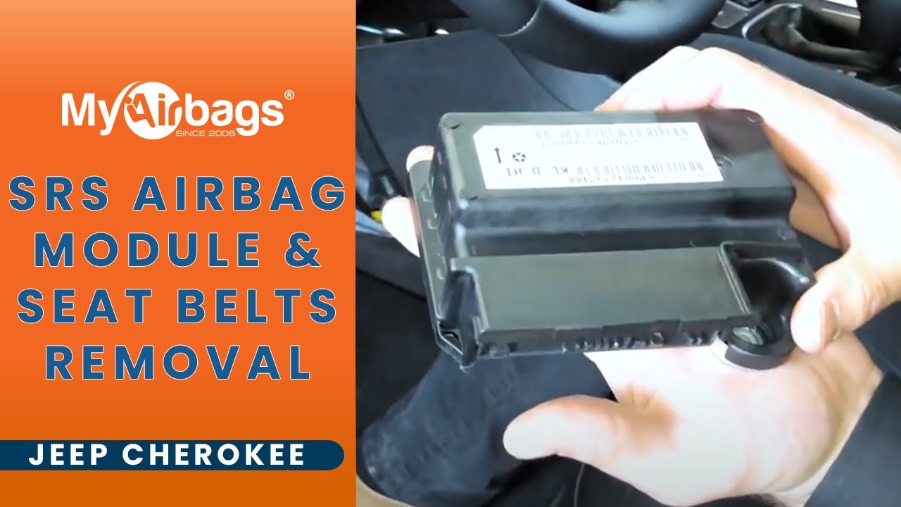 How to Remove SRS OCR Airbag Control Module & Seat Belts on a Jeep Cherokee 2015-2019 | MyAirbags