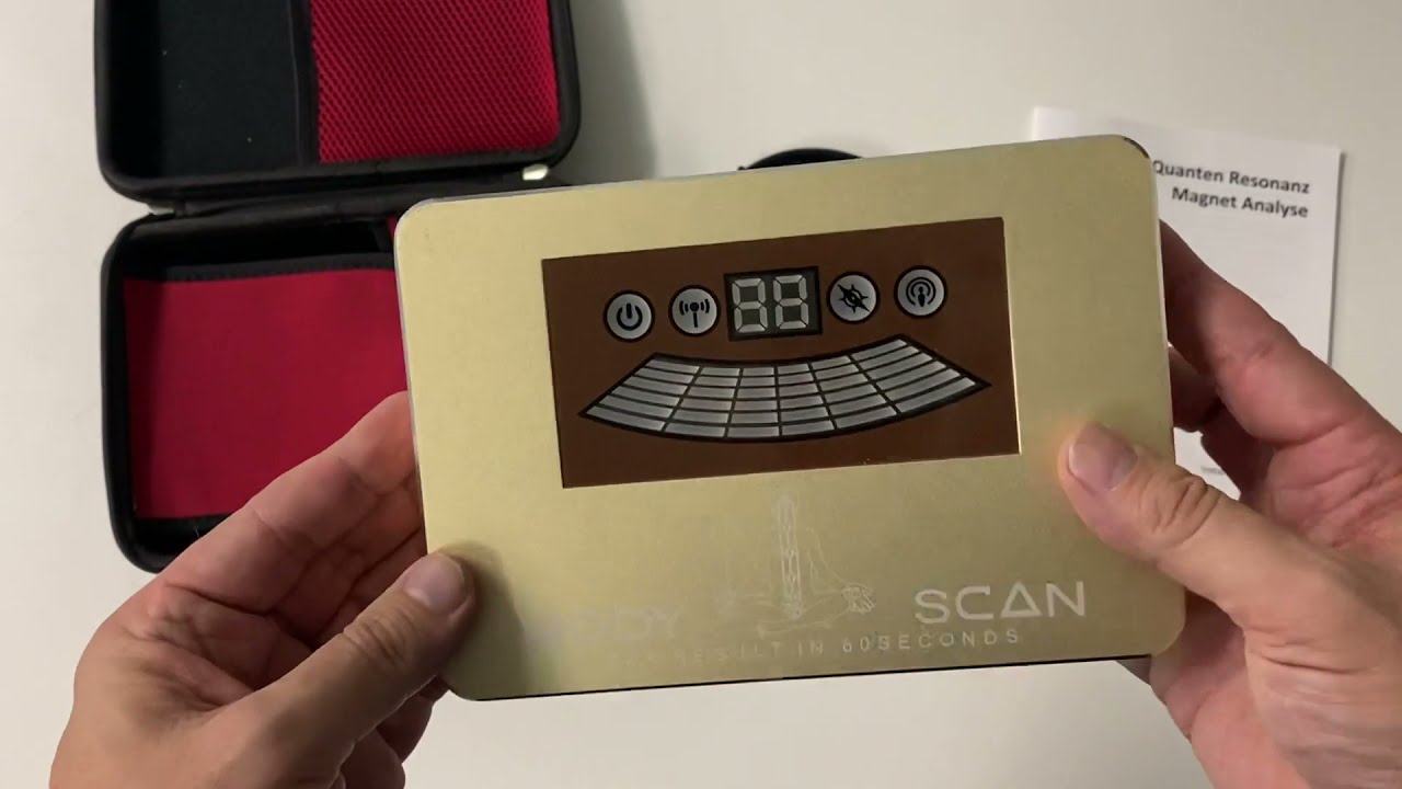 Quanten Resonanz Analyser Bodyscan gold