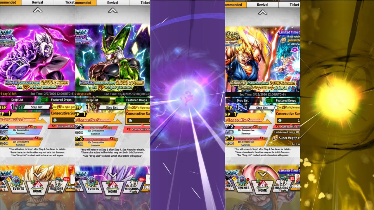 2 Ultra Summon Vs Legend Banner Summon | Dragon Ball Legends 