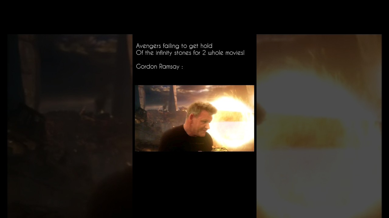 Gordon Ramsay cooks the Infinity Stones ft. Avengers