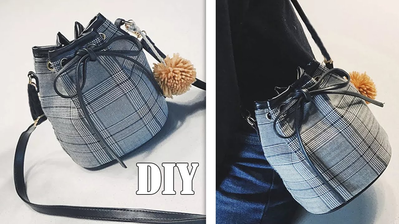 DIY CROSSBODY BAG FASHION DESIGN // Cute Purse Bag Tutorial Easy From Scatch