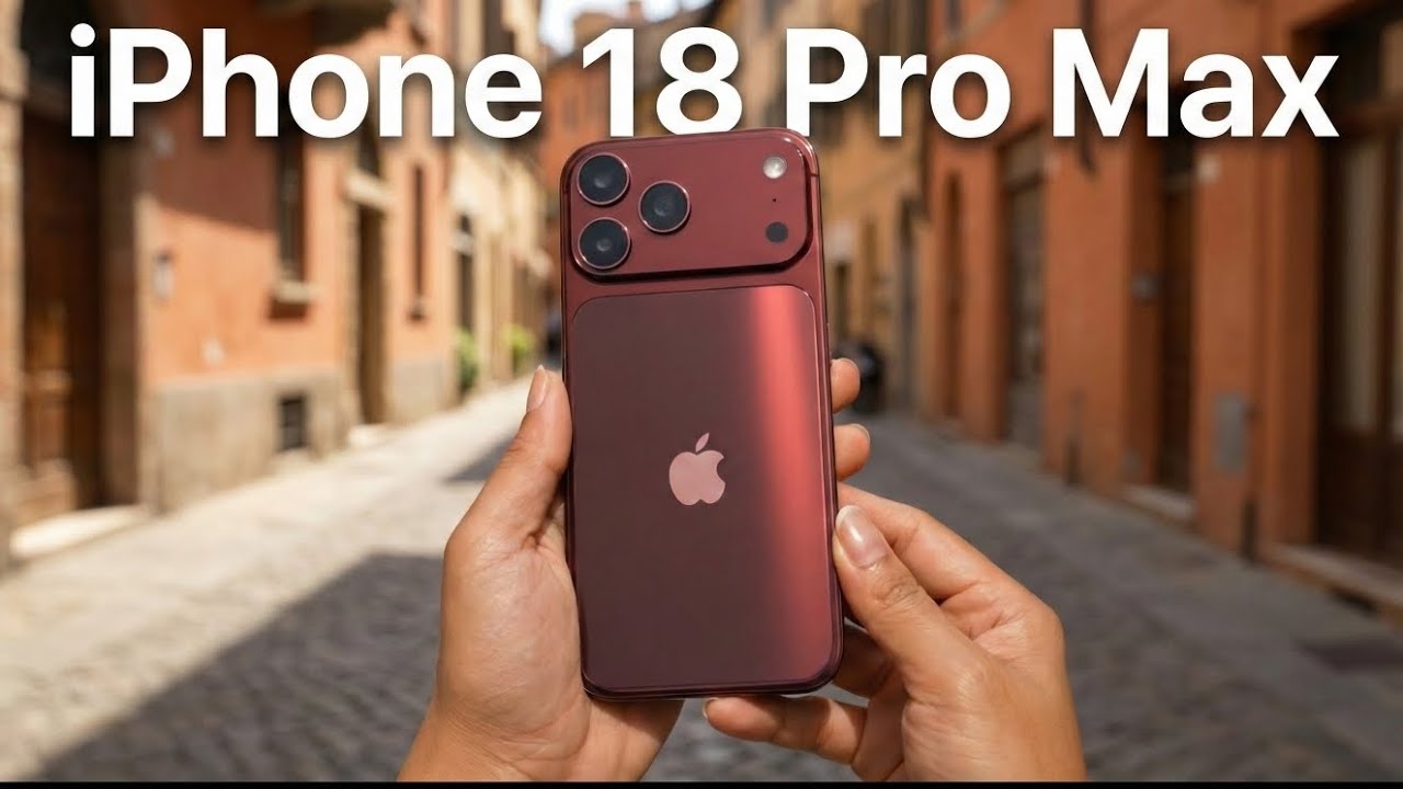 تسريبات iPhone 18 Pro Max 🔥لون خمري فخم + تغيير بالشاشة + قفزة بالكاميرا والمعالج!