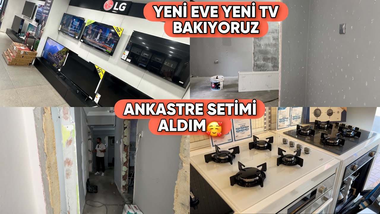 YENİLİYORUZ😇FİYATLARA BAKALIM👍YENİ ANKASTRE SETİM☺️ALÇI USTAMIZ BAŞLADI✌️HALI İŞİ BENİ ÜZDÜ😔VLOG