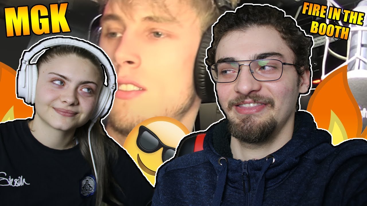 Me and my sister watch MGK - Fire In The Booth for the first time (Reaction)