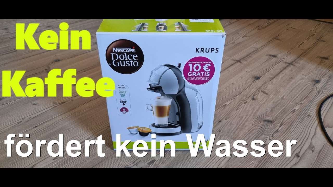 Dolce Gusto Kaffeemaschine  De Longhi Kapselmaschine Wasserpumpe reparieren reinigen Anleitung
