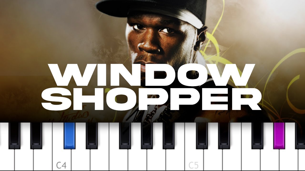 50 Cent - Window Shopper (piano tutorial)