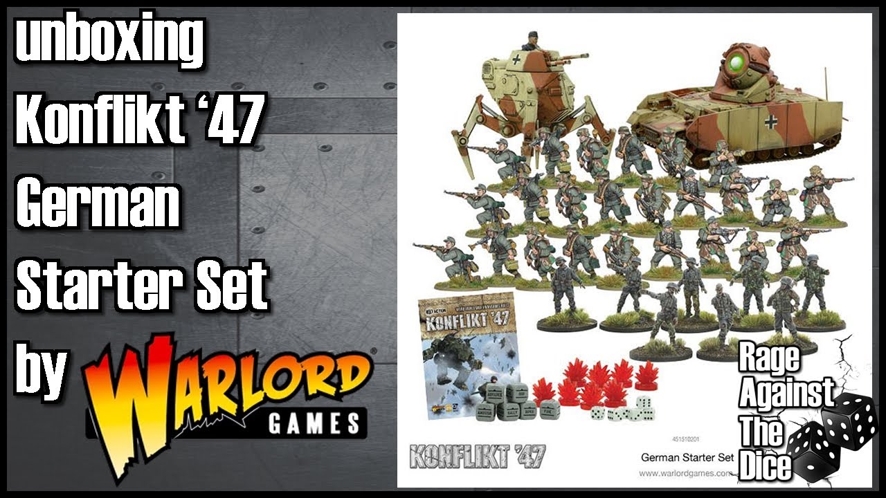 Let's take a look at Konflikt 47 German Starter Army | Warlord Games | Bolt Action | Historical