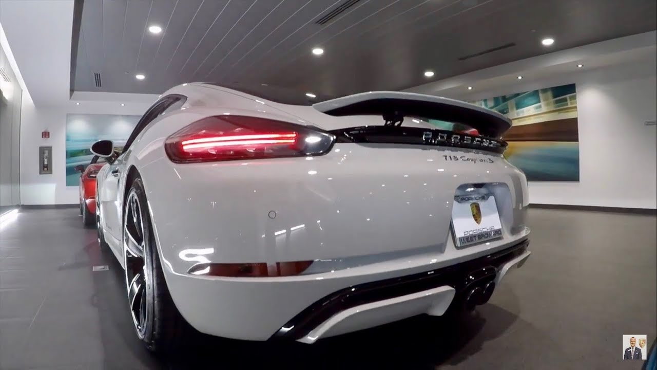 2018 Chalk Porsche 718 Cayman S 350 hp @ Porsche West Broward
