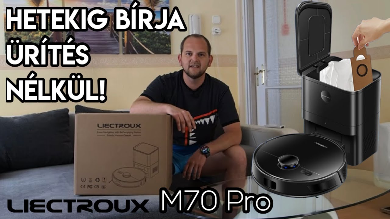 Tényleg lehet jó robotporszívót venni 80 ezer alatt? - Lietroux M70 Pro