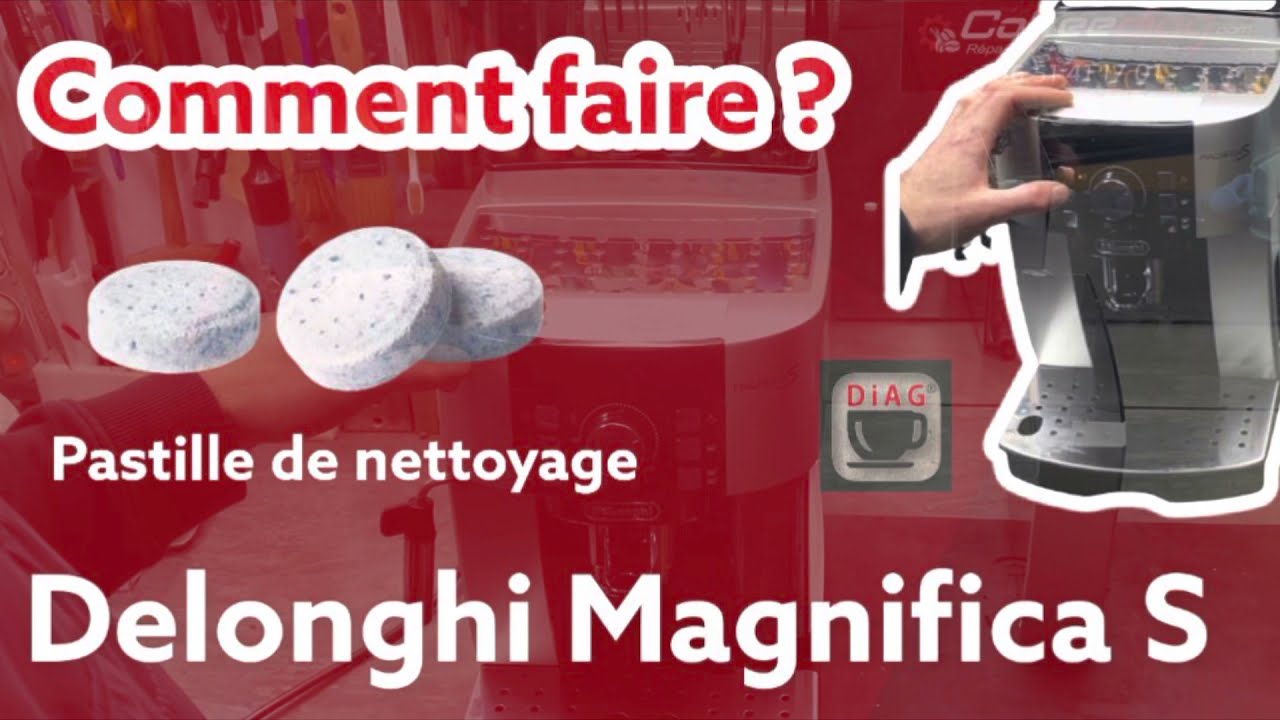 Delonghi Magnifica S - 🤫Astuce pour utiliser des pastilles de nettoyages - Coffeediag.com