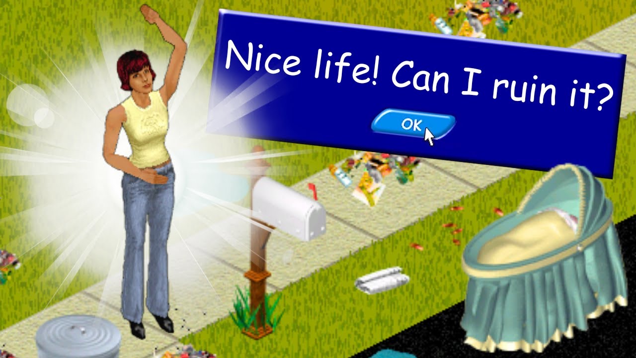 The Sims 1 made it so difficult to live a good life