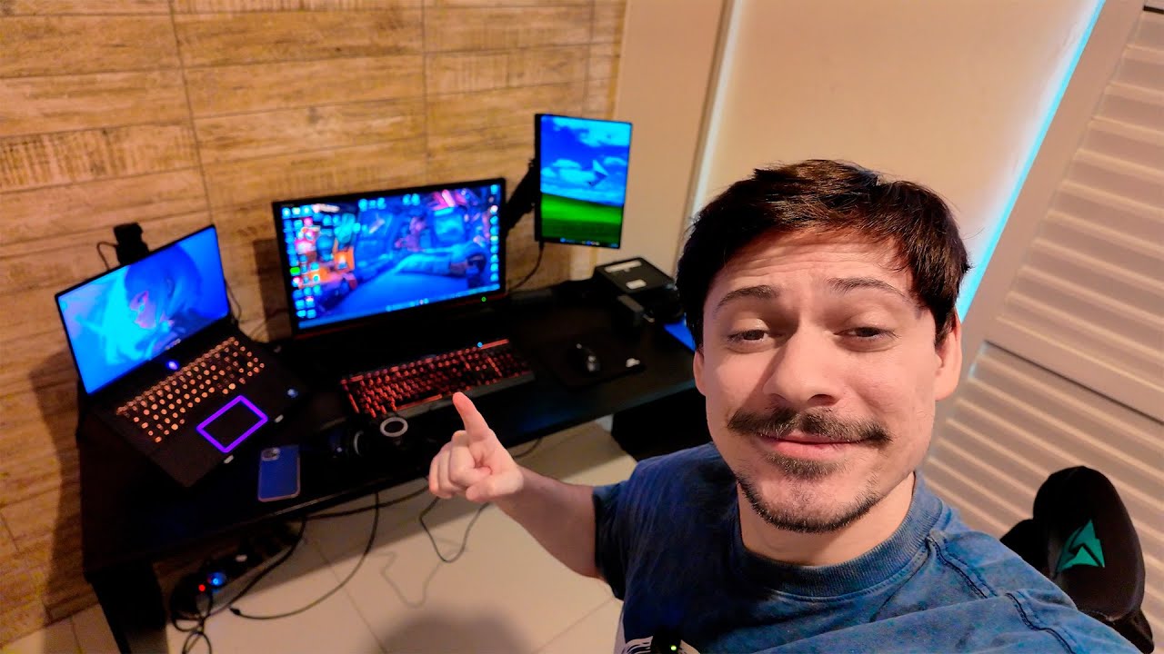 Meu NOVO SETUP STREAMER GAMER NOMADE BITCOINER 2026
