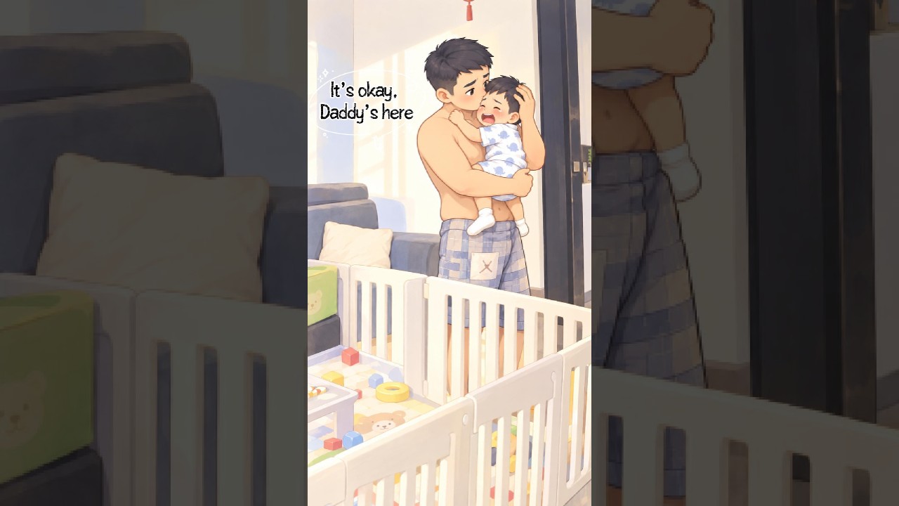 He Ignored His Injuries to Comfort His Baby ❤️