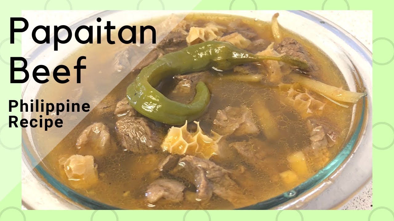Beef Papaitan
