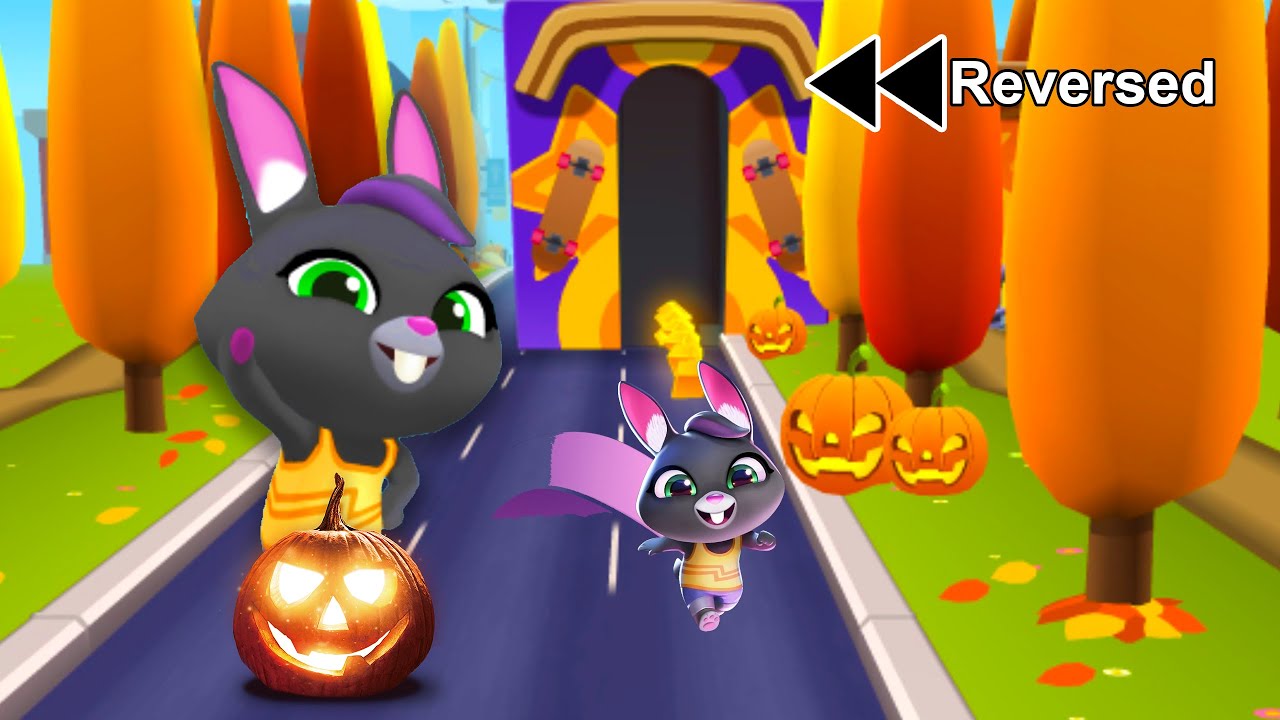 Talking Tom Gold Run - Talking Becca - Reversed Gameplay | Part 04 FHD Full Screen