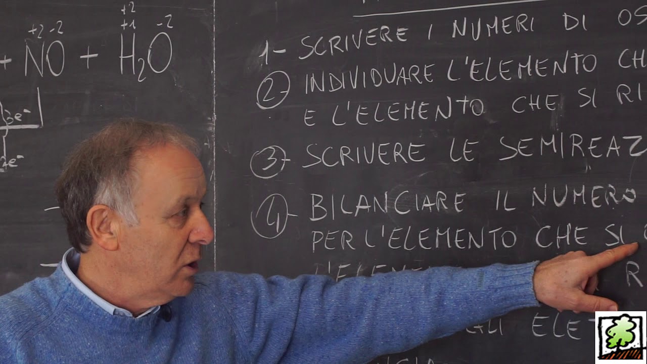 Lezione 12-  Bilanciamento di una reazione di ossido-riduzione (facile)