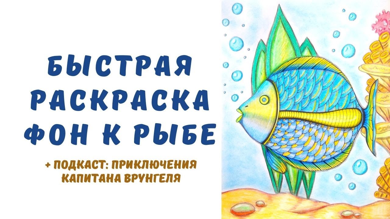 БЫСТРАЯ РАСКРАСКА ФОНА ДЛЯ РЫБЫ | ПОДКАСТ 6 | А.С. НЕКРАСОВ 
