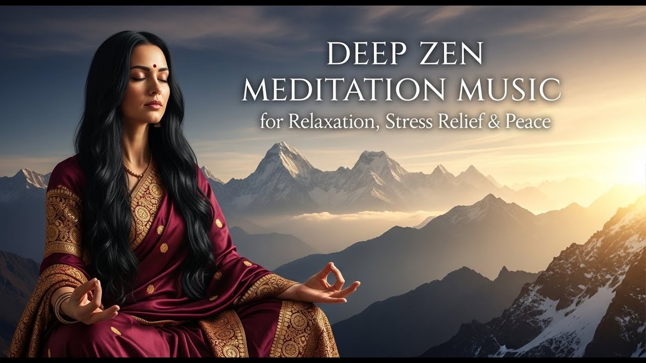 Deep Zen Meditation Music for Relaxation, Stress Relief & Peace