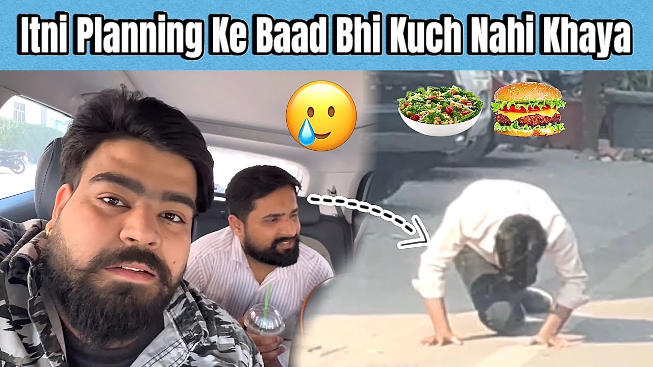 We Went to 3 Food Places… And Came Home Hungry 😭