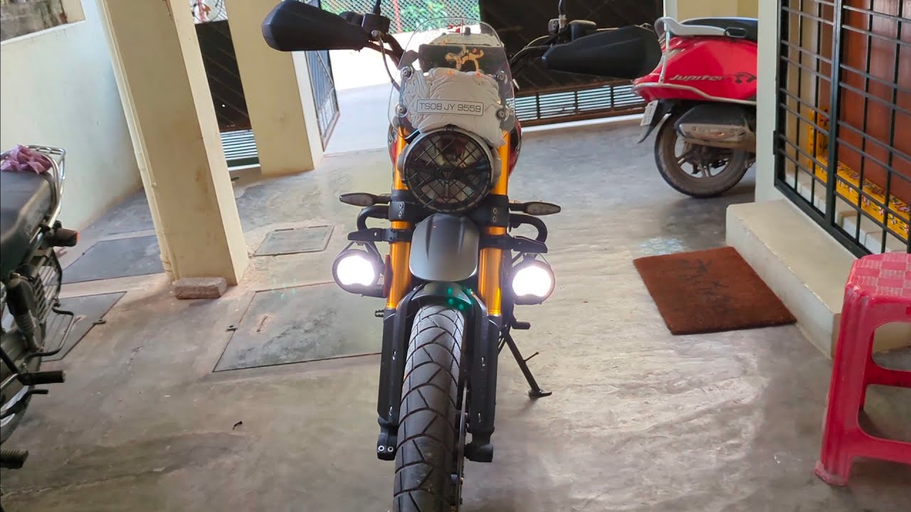 Maddog Alpha installation #maddog #triumphindia #scrambler400x #diy #biker #alpha