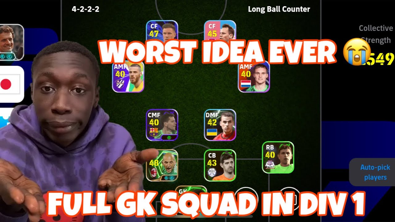 I USED 11 GOALKEEPERS IN DIV 1... HERE'S WHAT HAPPENED 😭| efootball 26