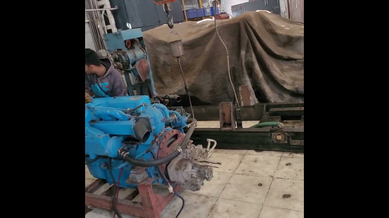 Ford Marine Type 2728T, 200 hp.  with Twindisk TM 170A transmission test