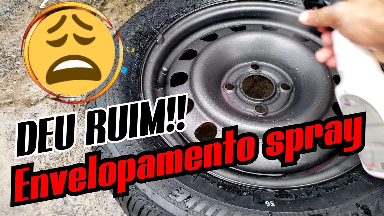 Envelopamento líquido spray/Resistência/Remoção DEU RUIM!!!