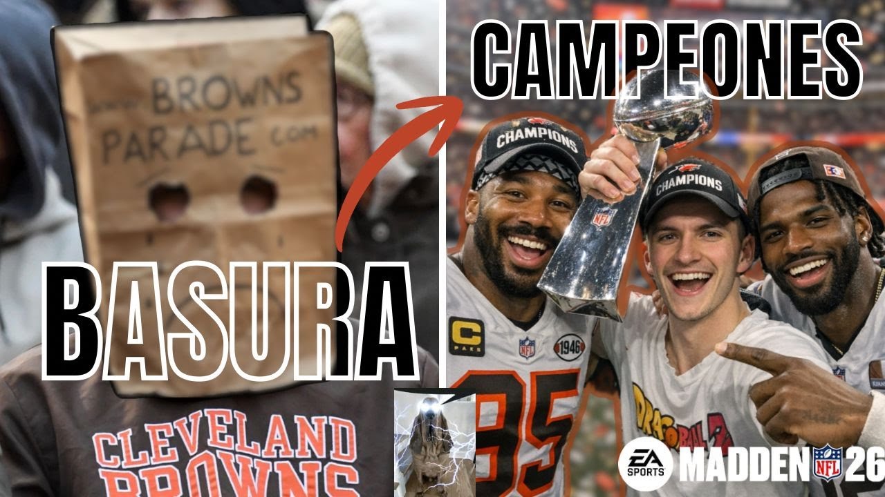 🔥¿Se puede hacer campeones a los Browns en Madden 26?🏈 (Reto imposible) | Madden 26