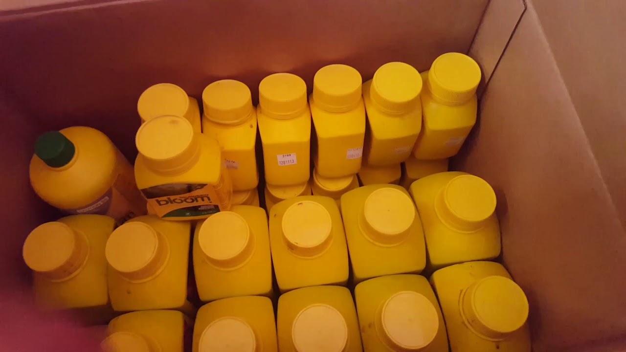 BLOOM Yellow Bottles Nutrient Line Unboxing