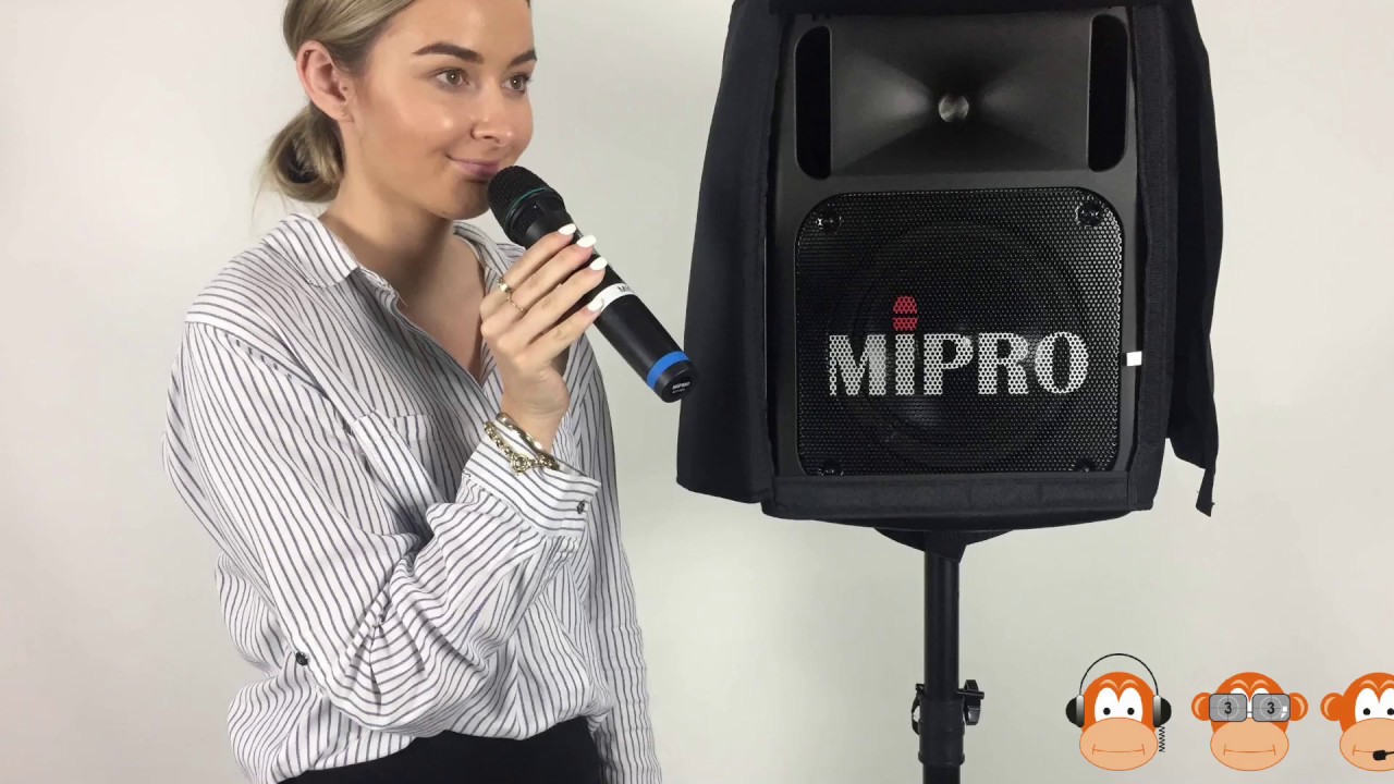 Guide to using your Mipro MA708 Portable PA