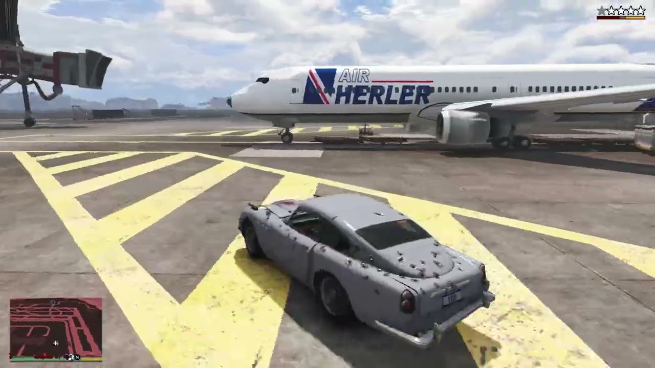 GTA 5 - President Assassination + Crazy Shootout and Five Star Escape