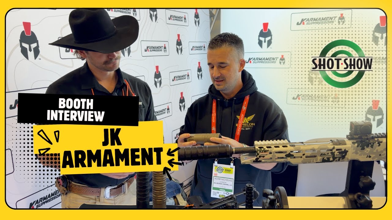 Новый гибридный глушитель от JK Armament, напечатанный на 3D-принтере | Выставка SHOT Show 2026
