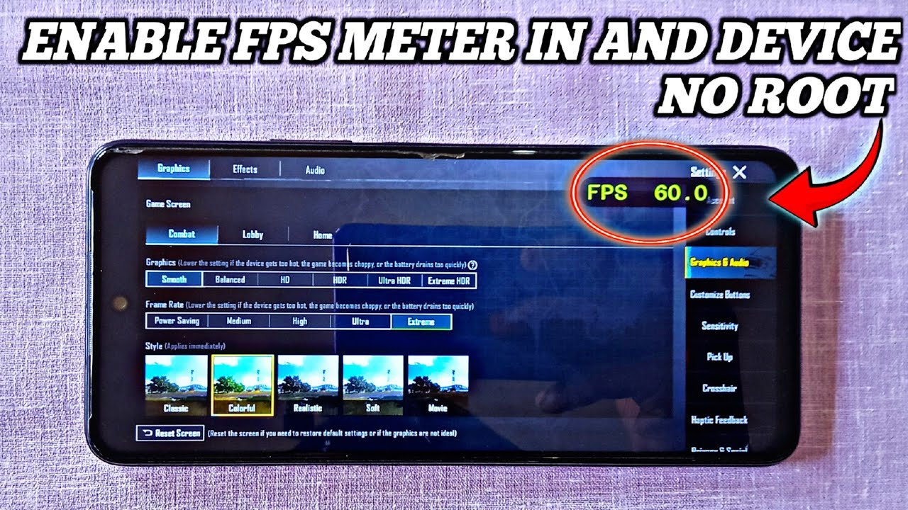 Как включить счетчик FPS на Android🔥 / Включить счетчик FPS на любом устройстве / Bgmi