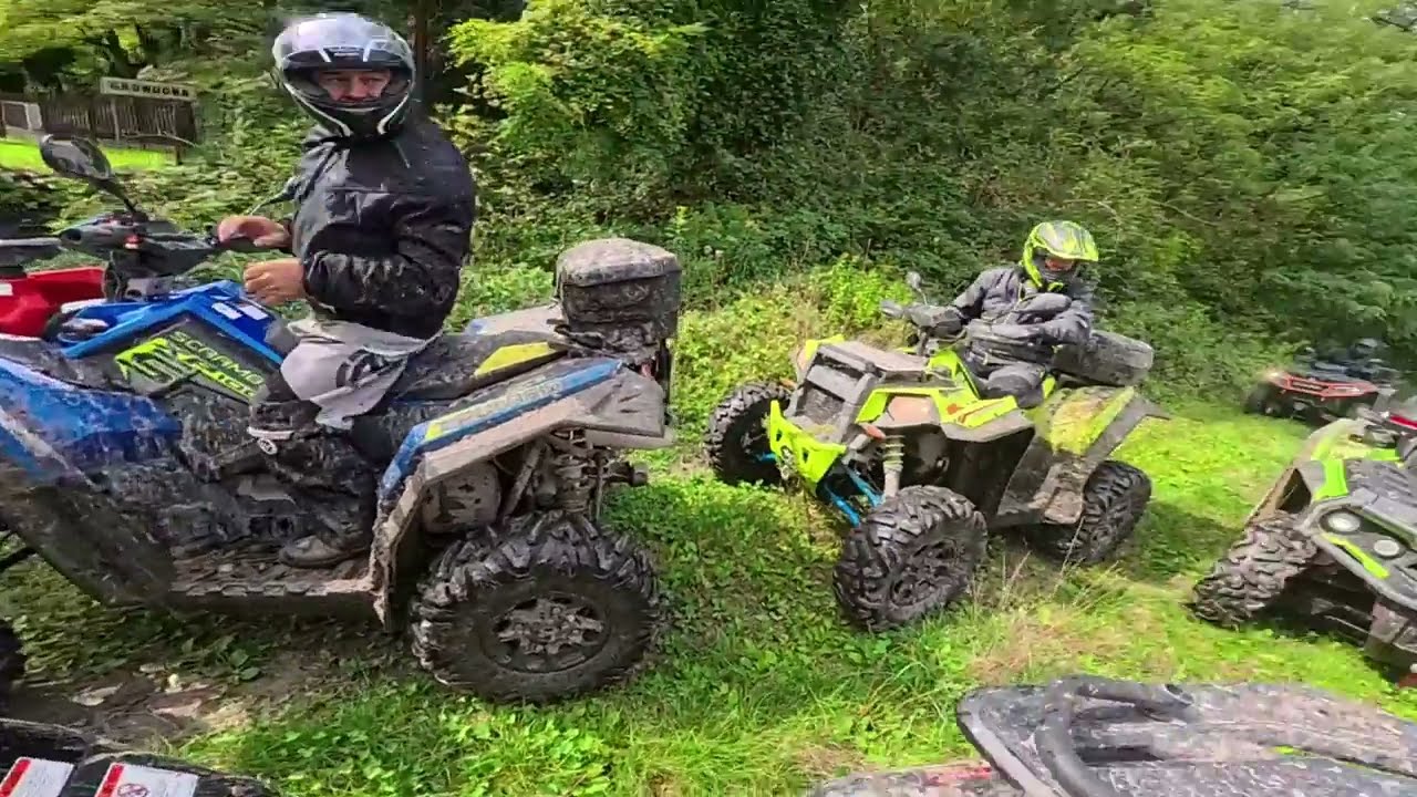 EP. 46 PARTE 2 SEGWAY SNARLER IN GIRO CON I GRANDI: POLARIS -CAN AM- AODES . SOTTO LA FIOGGIA FRESCA