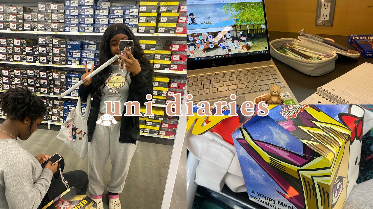 ._.ᐢ₎♡finals vlog; productive studying, getting boba, shopping runs…