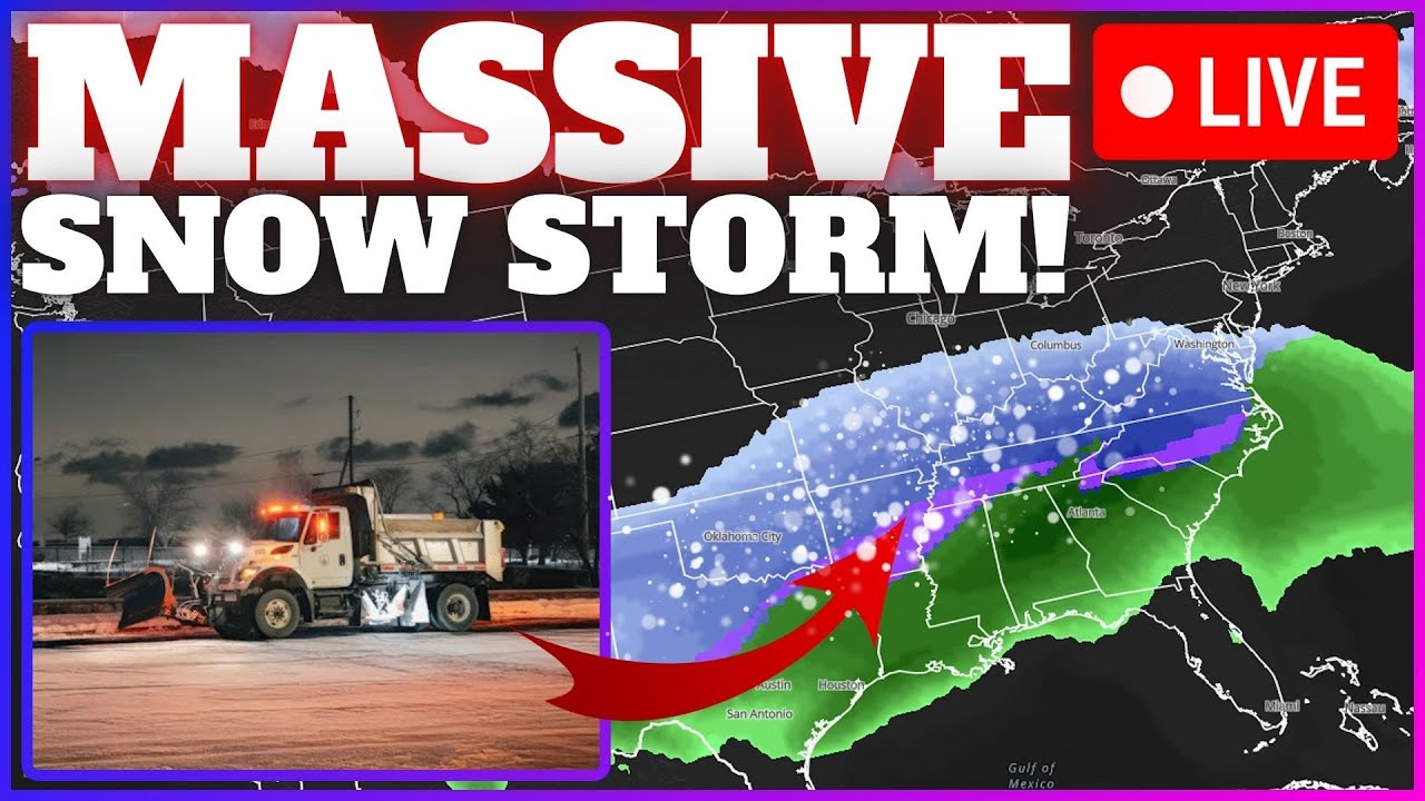 🔴BREAKING WEATHER: HUGE Winter Storm Potential This Weekend! LIVE Weather Report