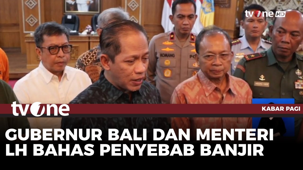 Menteri LH Gelar Rakor Bersama Gubernur Bali | Kabar Pagi tvOne
