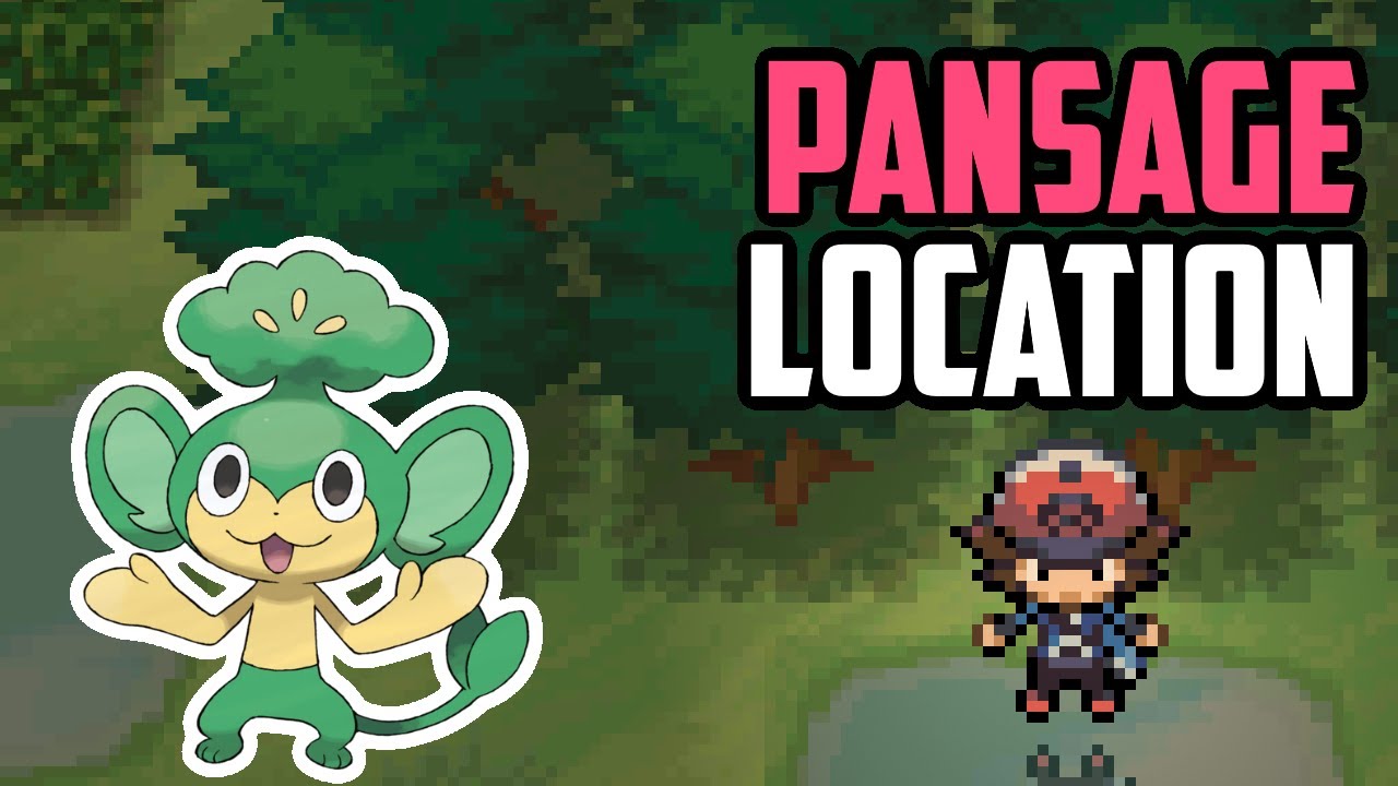 How to Catch Pansage - Pokémon Black & White