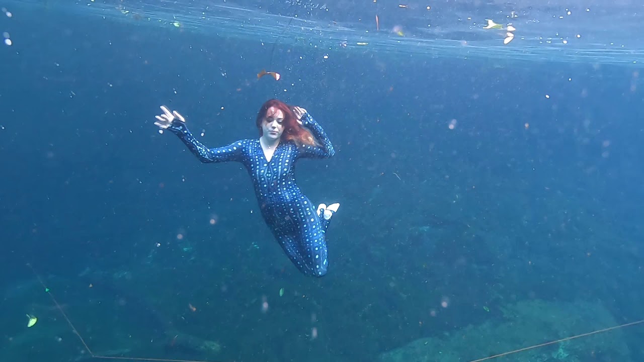 Raina Models Underwater in Mexico with No Air - Behind the Scenes - So You Want to be a Mermaid