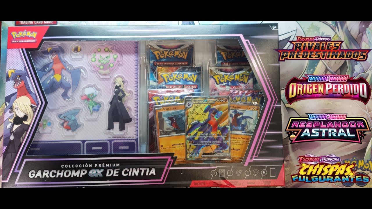 😍✨Abrimos  Colección Premium De Garchomp Ex Lo Mejor Las Cartas Promocionales✨😍