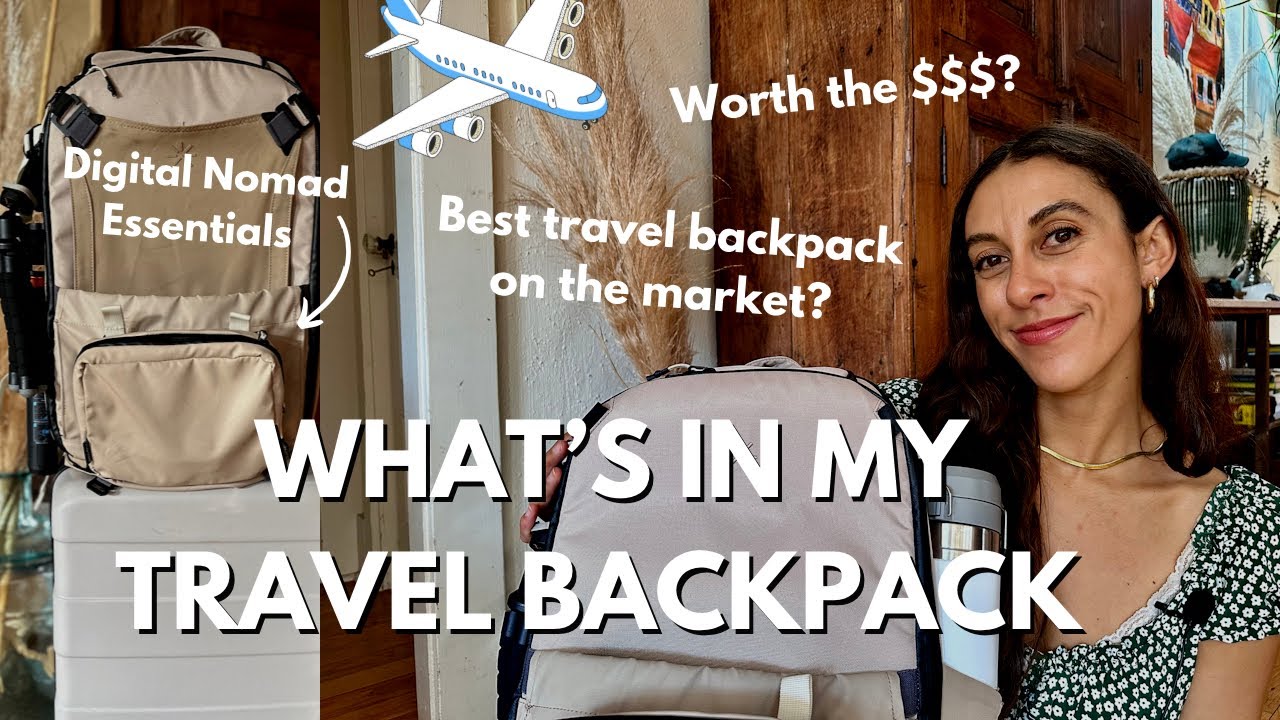 ✨WHAT'S IN MY TRAVEL BAG AS A DIGITAL NOMAD 2023 | Travel Essentials |TropicFeel Hive Backpack