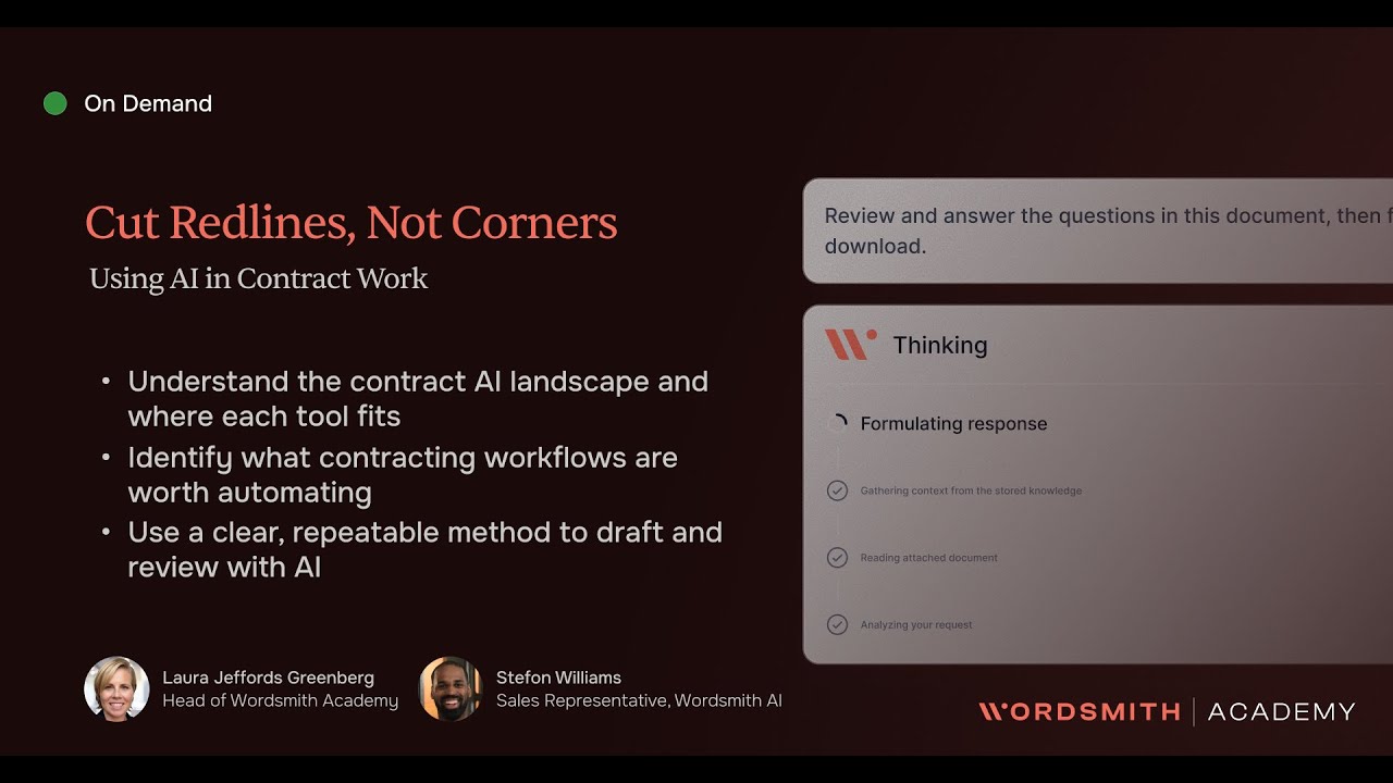 Cut Redlines, Not Corners: Using AI in Contract Work | Beginner's Guide to Contracting with AI