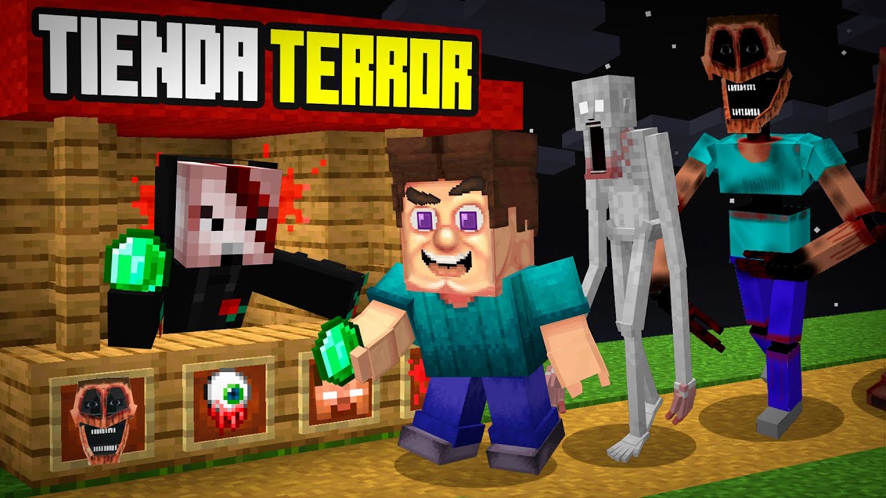 Abrí una Tienda de Terror en Minecraft
