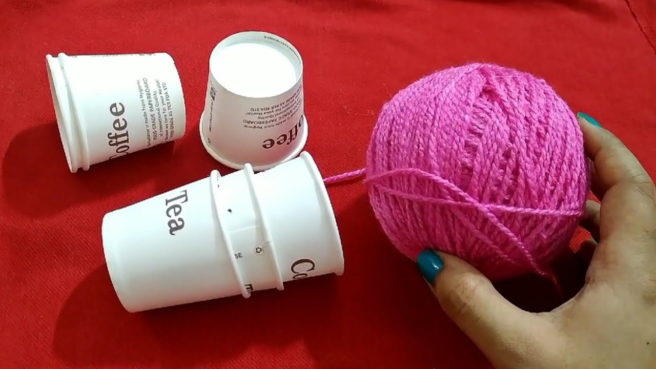 How to reuse disposable coffee/tea cups for home decor