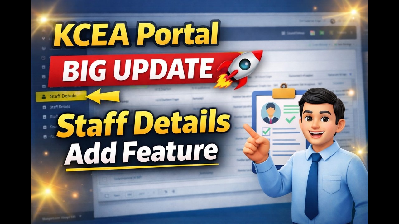 KCEA Portal Latest Update | Staff Details Upload Full #kcea StaffDetails #ClinicalEstablishment