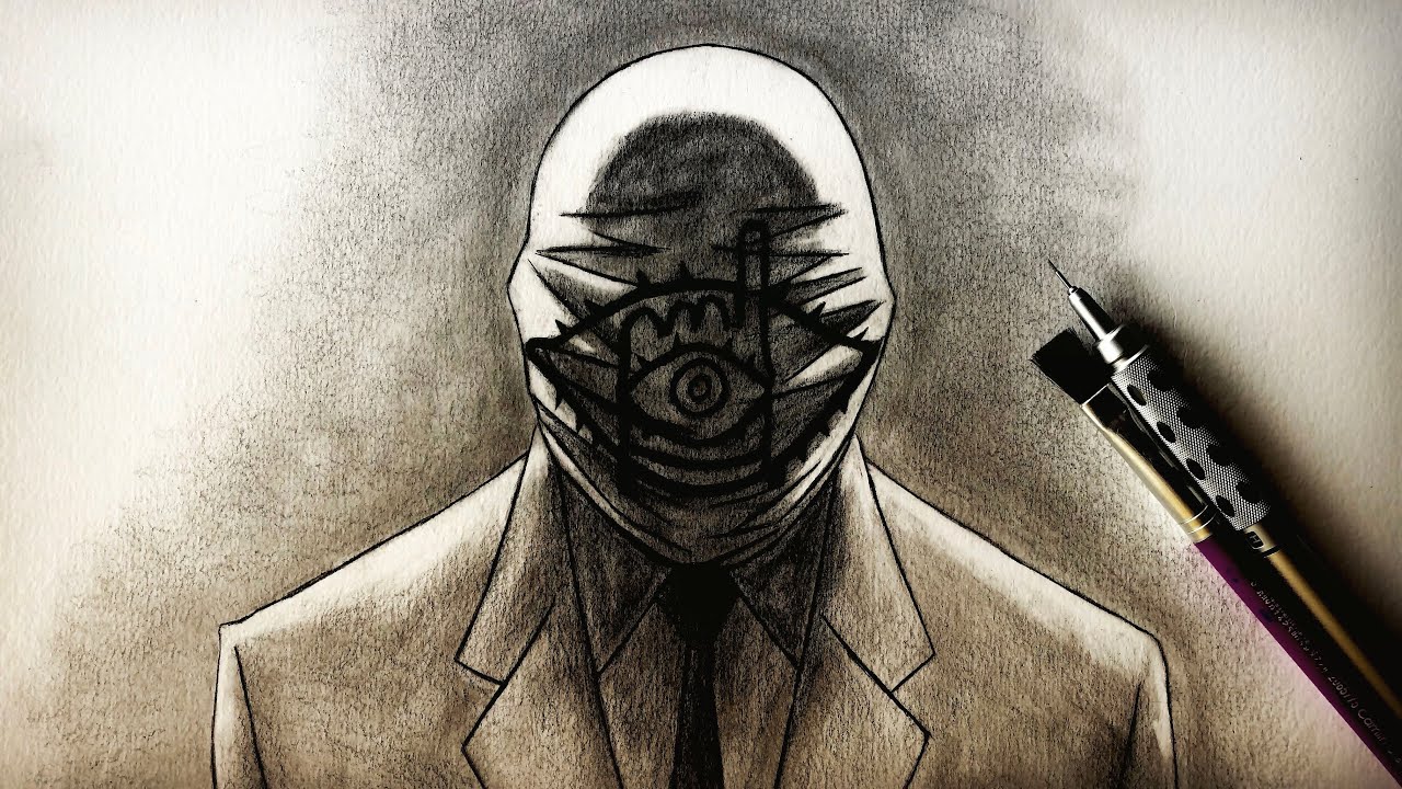 How To Draw Friend (Tomodachi) From 20th Century Boys Step By Step #art #anime #drawing #draw
